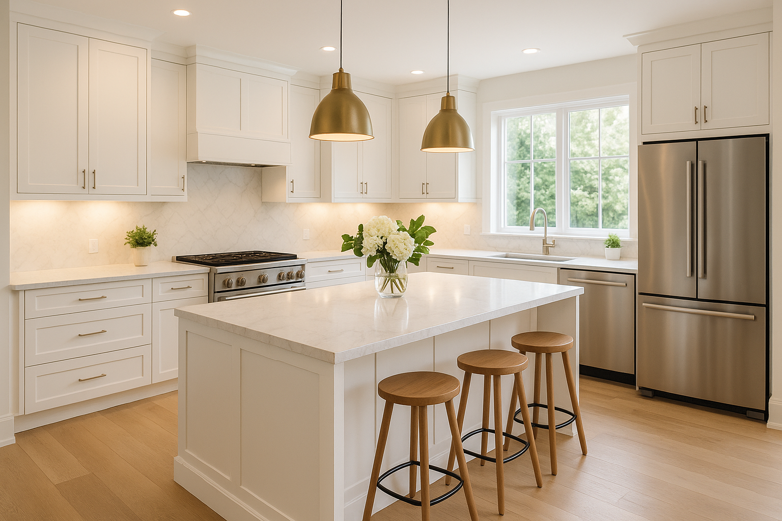 photo of a kitchen that looks nice